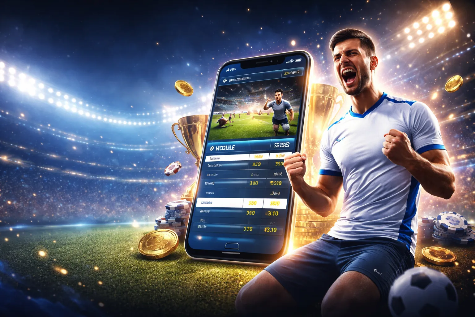 Hình ảnh minh họa các môn thể thao đa dạng có thể cá cược tại win 32